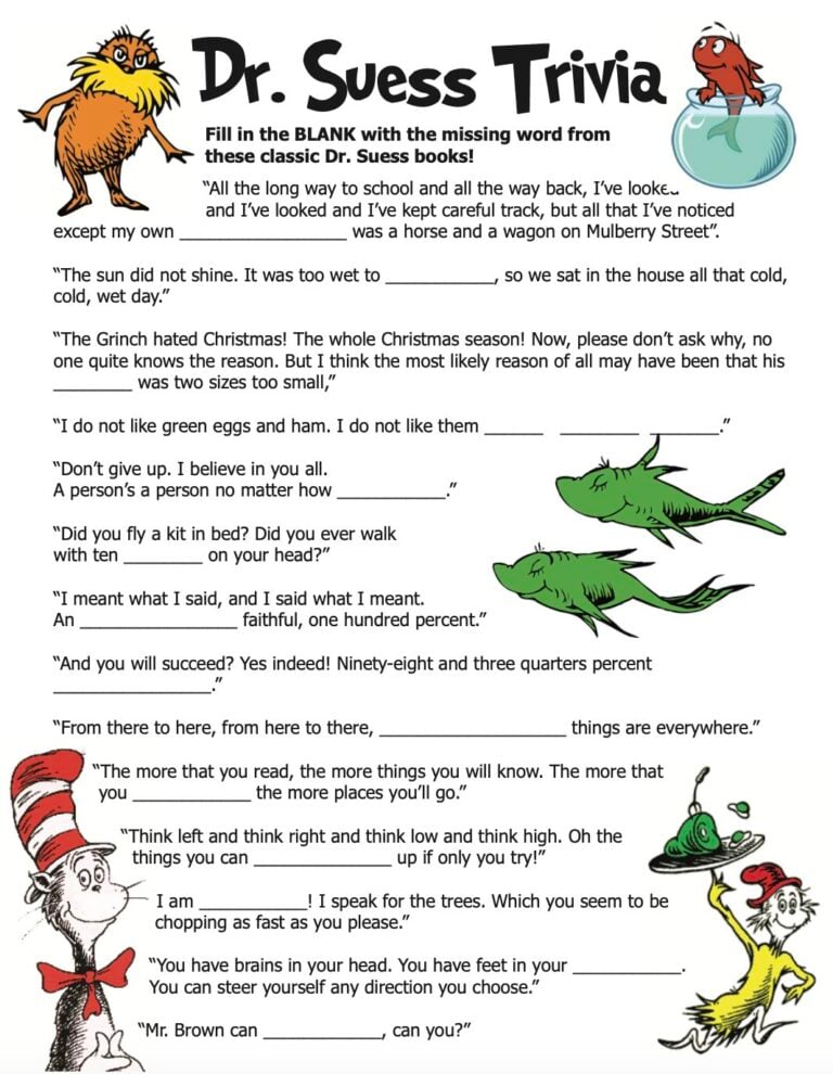 DIY Dr Suess Baby Shower Ideas + FREE Printables Downloads